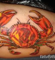 фото тату краб (рак) от 23.10.2017 №093 — tattoo crab (cancer) — tatufoto.com
