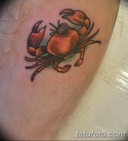 фото тату краб (рак) от 23.10.2017 №095 — tattoo crab (cancer) — tatufoto.com