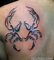 фото тату краб (рак) от 23.10.2017 №098 — tattoo crab (cancer) — tatufoto.com