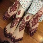 фото Мехенди на ноге от 24.10.2017 №026 - Mehendi on foot - tattoo-photo.ru
