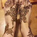 фото Мехенди на ноге от 24.10.2017 №029 - Mehendi on foot - tattoo-photo.ru