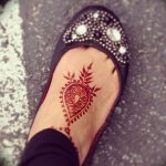 фото Мехенди на ноге от 24.10.2017 №051 - Mehendi on foot - tattoo-photo.ru