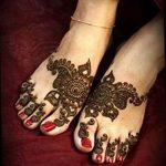 фото Мехенди на ноге от 24.10.2017 №101 - Mehendi on foot - tattoo-photo.ru