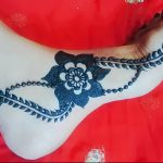 фото Мехенди на ноге от 24.10.2017 №137 - Mehendi on foot - tattoo-photo.ru