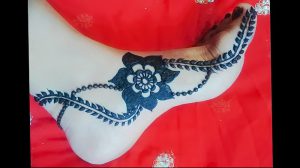 фото Мехенди на ноге от 24.10.2017 №137 - Mehendi on foot - tattoo-photo.ru
