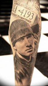 фото Тату Эминема от 13.10.2017 №007 - Eminem Tattoo - tatufoto.com
