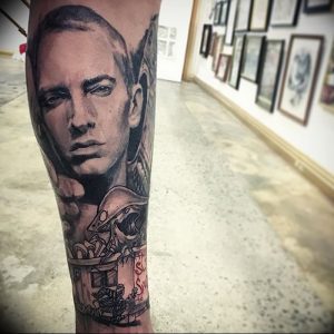 фото Тату Эминема от 13.10.2017 №060 - Eminem Tattoo - tatufoto.com