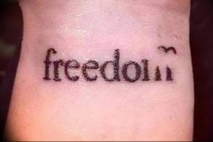 фото Тату со значением свободы от 18.10.2017 №002 - Tattoo with the meaning of freedom