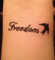 фото Тату со значением свободы от 18.10.2017 №004 — Tattoo with the meaning of freedom