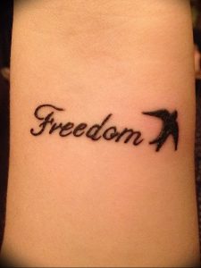 фото Тату со значением свободы от 18.10.2017 №004 - Tattoo with the meaning of freedom