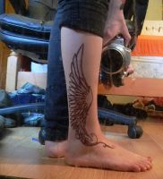 фото тату Крылья Гермеса от 21.10.2017 №015 — tattoo Wings of Hermes — tattoo-photo.ru