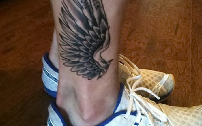 фото тату Крылья Гермеса от 21.10.2017 №042 - tattoo Wings of Hermes - tattoo-photo.ru