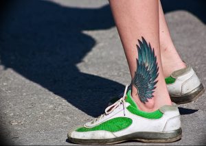 фото тату Крылья Гермеса от 21.10.2017 №043 - tattoo Wings of Hermes - tattoo-photo.ru