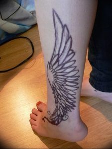 фото тату Крылья Гермеса от 21.10.2017 №049 - tattoo Wings of Hermes - tattoo-photo.ru