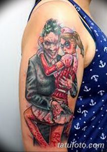 фото тату арлекин от 28.10.2017 №080 - tattoo harlequin - tatufoto.com