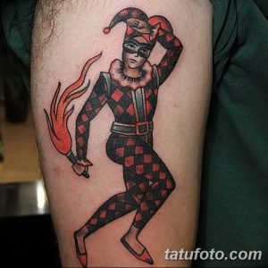 фото тату арлекин от 28.10.2017 №096 - tattoo harlequin - tatufoto.com