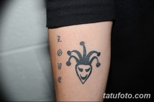 фото тату арлекин от 28.10.2017 №103 - tattoo harlequin - tatufoto.com