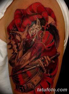 фото тату арлекин от 28.10.2017 №105 - tattoo harlequin - tatufoto.com