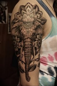 фото тату в индийском стиле от 18.10.2017 №034 - tattoo in Indian style - tattoo-photo.ru