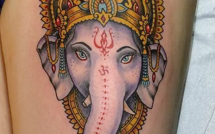 фото тату в индийском стиле от 18.10.2017 №049 - tattoo in Indian style - tattoo-photo.ru