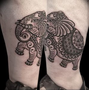 фото тату в индийском стиле от 18.10.2017 №062 - tattoo in Indian style - tattoo-photo.ru