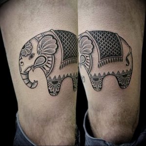 фото тату в индийском стиле от 18.10.2017 №063 - tattoo in Indian style - tattoo-photo.ru