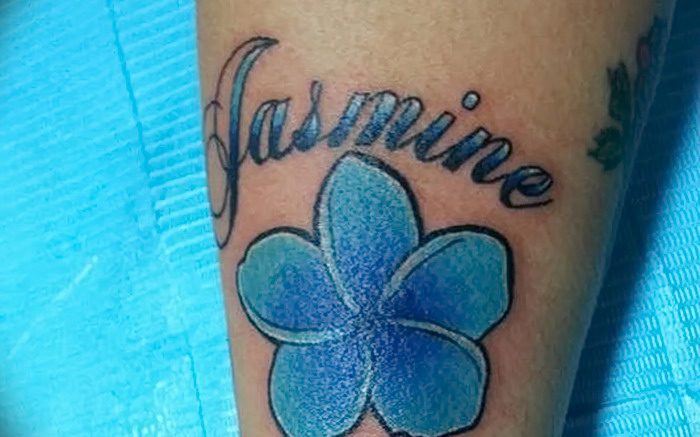 фото тату жасмин от 18.10.2017 №022 - tattoo jasmine - tattoo-photo.ru