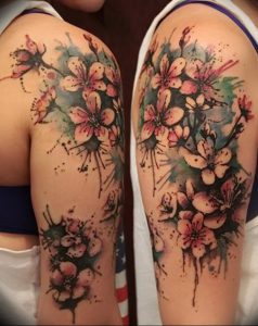 фото тату жасмин от 18.10.2017 №032 - tattoo jasmine - tattoo-photo.ru