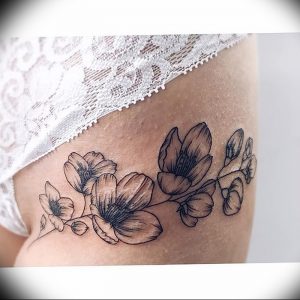 фото тату жасмин от 18.10.2017 №048 - tattoo jasmine - tattoo-photo.ru