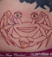 фото тату краб (рак) от 23.10.2017 №002 — tattoo crab (cancer) — tatufoto.com