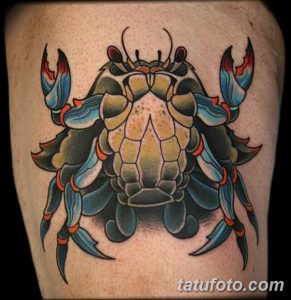 фото тату краб (рак) от 23.10.2017 №003 - tattoo crab (cancer) - tatufoto.com