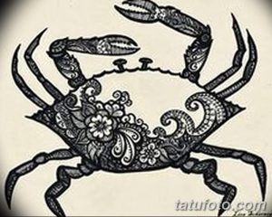 фото тату краб (рак) от 23.10.2017 №013 - tattoo crab (cancer) - tatufoto.com