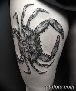 фото тату краб (рак) от 23.10.2017 №020 - tattoo crab (cancer) - tatufoto.com