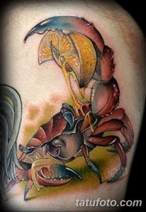 фото тату краб (рак) от 23.10.2017 №029 - tattoo crab (cancer) - tatufoto.com
