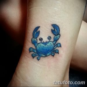 фото тату краб (рак) от 23.10.2017 №031 - tattoo crab (cancer) - tatufoto.com