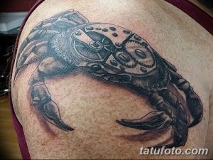фото тату краб (рак) от 23.10.2017 №039 - tattoo crab (cancer) - tatufoto.com