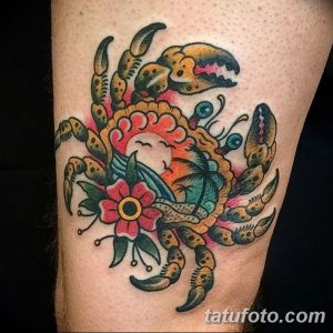 фото тату краб (рак) от 23.10.2017 №040 - tattoo crab (cancer) - tatufoto.com