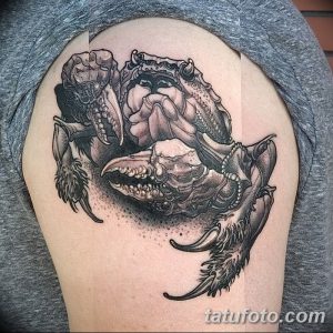 фото тату краб (рак) от 23.10.2017 №044 - tattoo crab (cancer) - tatufoto.com