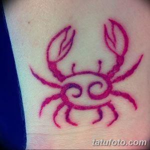 фото тату краб (рак) от 23.10.2017 №046 - tattoo crab (cancer) - tatufoto.com