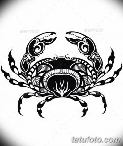 фото тату краб (рак) от 23.10.2017 №047 - tattoo crab (cancer) - tatufoto.com