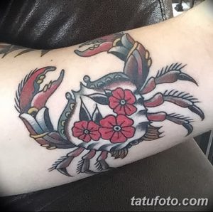 фото тату краб (рак) от 23.10.2017 №052 - tattoo crab (cancer) - tatufoto.com