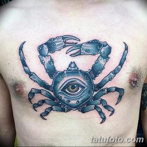 фото тату краб (рак) от 23.10.2017 №057 - tattoo crab (cancer) - tatufoto.com