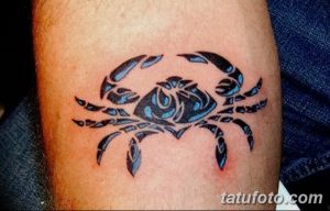 фото тату краб (рак) от 23.10.2017 №063 - tattoo crab (cancer) - tatufoto.com