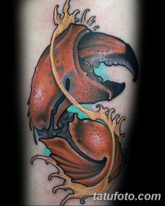 фото тату краб (рак) от 23.10.2017 №065 - tattoo crab (cancer) - tatufoto.com