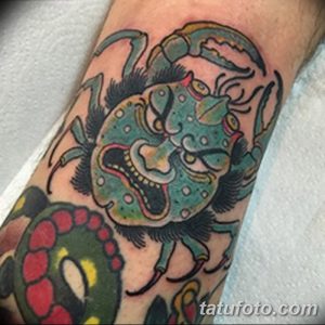 фото тату краб (рак) от 23.10.2017 №066 - tattoo crab (cancer) - tatufoto.com