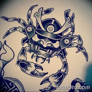 фото тату краб (рак) от 23.10.2017 №072 - tattoo crab (cancer) - tatufoto.com