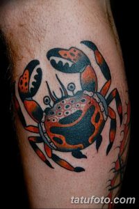 фото тату краб (рак) от 23.10.2017 №074 - tattoo crab (cancer) - tatufoto.com