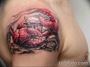 фото тату краб (рак) от 23.10.2017 №076 - tattoo crab (cancer) - tatufoto.com