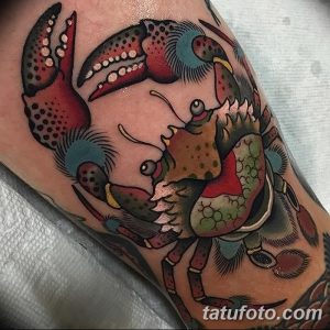 фото тату краб (рак) от 23.10.2017 №080 - tattoo crab (cancer) - tatufoto.com