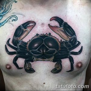 фото тату краб (рак) от 23.10.2017 №084 - tattoo crab (cancer) - tatufoto.com